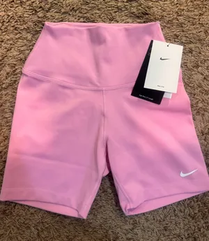Nike Shorts Pink High Waisted Bike XS NWT Dri-FIT Athletic Workout Yoga thumbnail 1