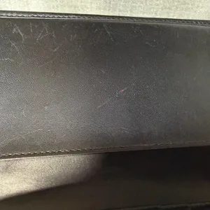 Coach Vintage Signature Monogram Slim Envelope Wallet Brown Canvas Leather‎ Trim thumbnail 4