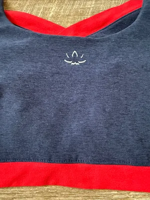 Beyond Yoga Spacedye Outlines Cropped Tank Top In Navy Size Medium thumbnail 2