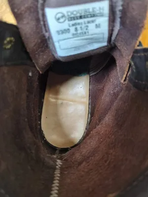 Double-H Women's Sz 8.5 Ladies Lacer Leather Work Boots Western Cowgirl 9300 thumbnail 12