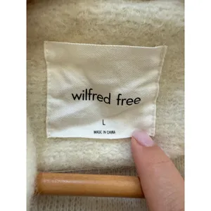 NWOT Aritzia Wilfred Free Off Duty Wool Coat Large fits small thumbnail 5