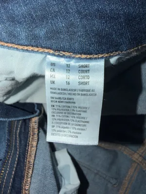 American Eagle Jeans Skinny Stretch straight leg size 12 short thumbnail 5