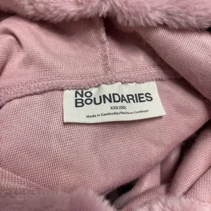 No Boundaries Pink Heart fuzzy hoodie and jogger set Size 00/XS thumbnail 5