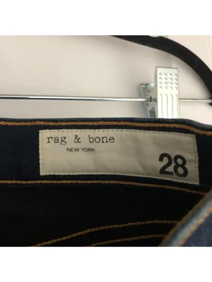 Rag & Bone Womens Ankle Skinny Jeans Size 28 In Dark Wash Stretch Denim thumbnail 3