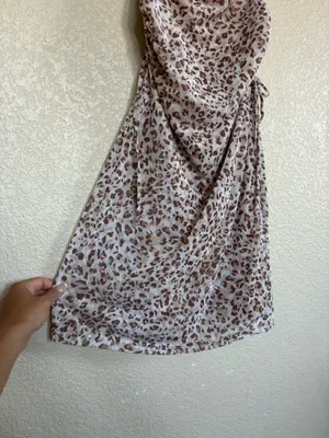 Endless Blu Cheetah Print Mini Dress thumbnail 4
