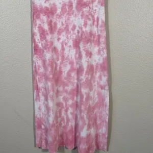 Love Shack Fancy Pink Tie Dye Midi Dress Womens S Boho Coastal Beachy Summer thumbnail 8