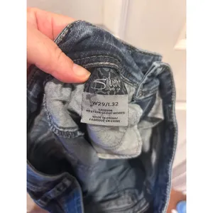 Silver Jeans Co Suki Surplus Mid Rise Curvy Bootcut Jeans Dark Wash W29 L30 thumbnail 9
