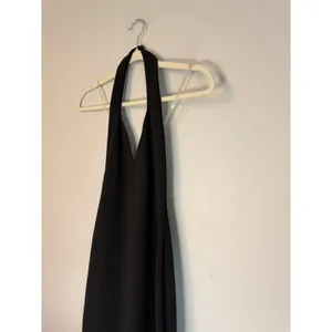 Nookie Medea Midi Bodycon Halter Dress Black Open Back XS NWT Glam Edgy Cocktail thumbnail 5