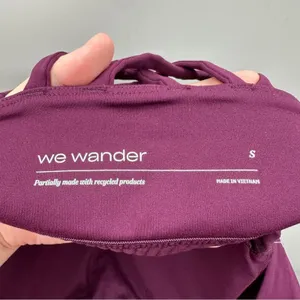 Stitch Fix We Wander Serena‎ Purple Strappy Sports Bra Medium Impact Sz S NEW thumbnail 3