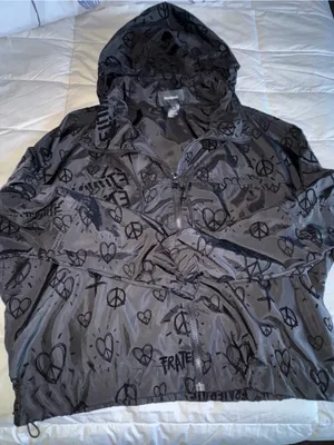 Desigual Black Lined Jacket with Branded Neck Label thumbnail 5
