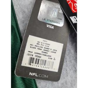 NFL Pro‎ Line New York Jets Football NY Blank Jersey Women's Size LARGE NEW thumbnail 2