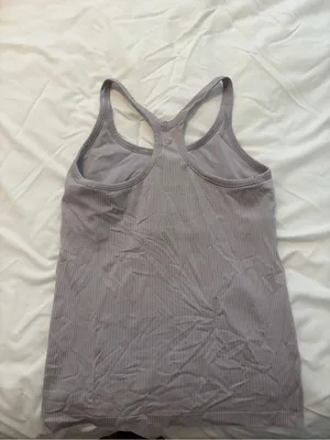 NWOT Lululemon Ebb to Street Tank Top Size 10 Light Purple thumbnail 2