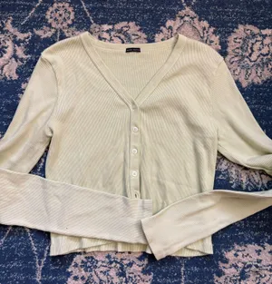 Brandy Melville Button Crop Top thumbnail 1