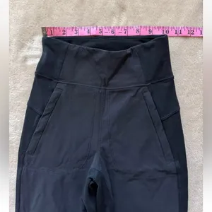 Athleta Womens High Rise‎ Black Leggings Size 0 thumbnail 10