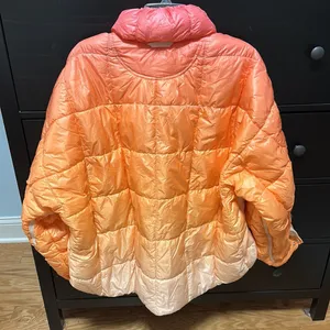 Free People Movement NWT Colorful ombré puffer jacket thumbnail 3