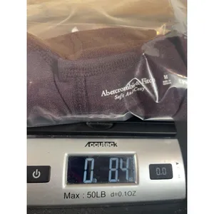 Abercrombie Fitch Soft A&F Cozy Plum V Neck Long Sleeve Tee Relaxed Top M thumbnail 12