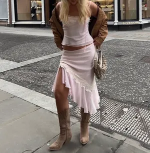 White Fox Boutique midi skirt Pink Size M thumbnail 2