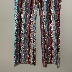 Free People Dance Again Sequin Straight Leg Pants thumbnail 4