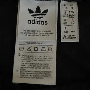 Adidas  Black Track Pants size M thumbnail 3