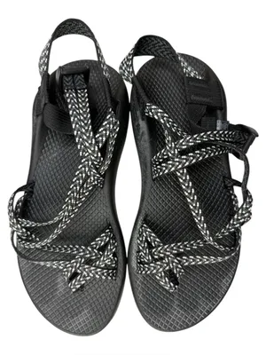 Chacos ZX/2 Black White Hiking Sandals size 8 thumbnail 2