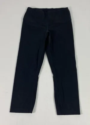 Yogalicious Lux Leggings Womens Medium Black Capri Cropped Yoga Pants Stretch thumbnail 1