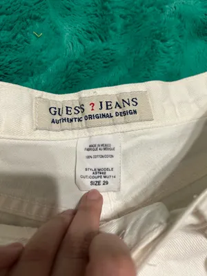 Guess White Shorts Denim High-Waisted thumbnail 2
