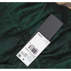 Adrianna Papell Womens Babydoll Metallic Halter Dress AD3D105594 Emerald Green 4 thumbnail 4