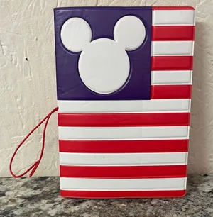 Disney Mickey Mouse American flag passport holder thumbnail 1