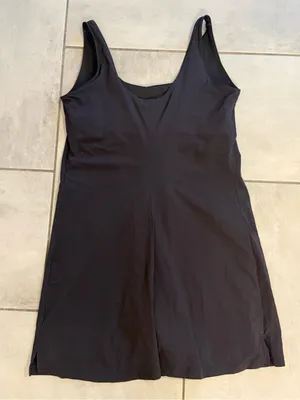 Nike Bliss Luxe Training Dress in Black thumbnail 3