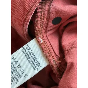 Free People Just Float On Corduroy Flare Jean fray hem wide leg Russet Acorn 26 thumbnail 9