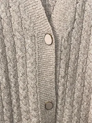 MNG Mango Womens sweater cardigan, size Small, Brilli, pink cozy cottagecore thumbnail 3