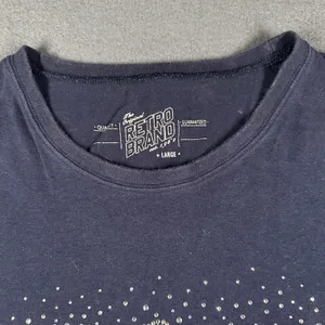 Auburn Shirt Womens Large Retro Brand Long Sleeve Rhinestone Graphic Tee Tigers‎ thumbnail 2