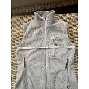 Mountain‎ Hardwear Floral Embossed Fleece Vest small layered travel outdoors thumbnail 6