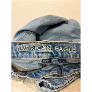 American Eagle Barrel Jeans Light Wash Closet Staple Size 000 thumbnail 5