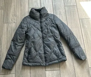 Champion gray puffer jacket thumbnail 1
