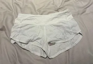 Lululemon Shorts Speed Up 2.5" Low-Rise Lined White thumbnail 1