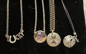 Silver and Black Necklaces Lia Sophia Express and unbranded preowned condition thumbnail 1