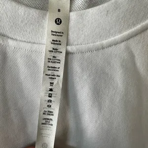 1039. Lululemon perfectly oversized crew sz 8. Nwt thumbnail 2