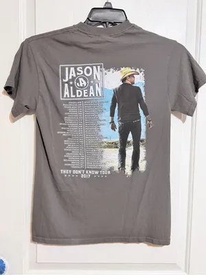 Gildan 2017 Jadon Aldean they don’t know your concert t shirt small thumbnail 4
