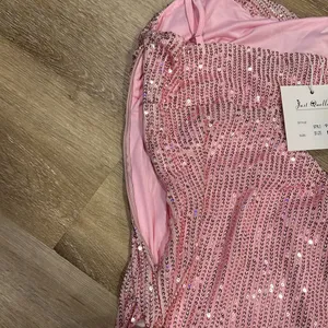 Just Quella NWT Women's cowl neck sequin dress - medium with open side thumbnail 4