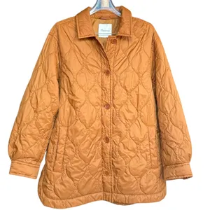 Madewell‎ Plus Airpuff Burnt Orange Shirt-Jacket Sz 1X thumbnail 3