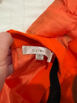 Orange Organza Top thumbnail 2