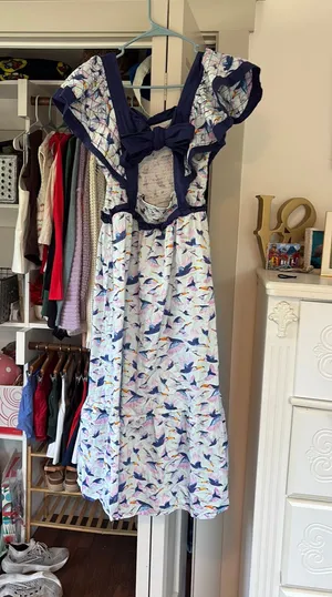 Briton Court Maxi Dress Blue thumbnail 2