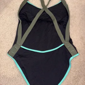 L*Space Black Swimsuit with Aqua Trim thumbnail 4