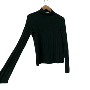 MADEWELL Cozy Evercrest Green Merino Wool Sweater Top thumbnail 5