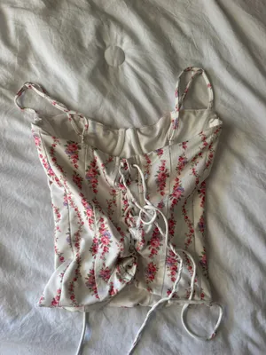 Edikted Indira Print Cupped Lace-Up Corset thumbnail 6