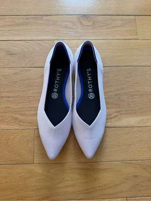 NWOT Rothy’s The Point Flats Size 9.5 Petal Pink thumbnail 4