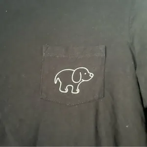 Ivory Ella Long sleeve pocket T-shirt pumpkin dog size small thumbnail 4