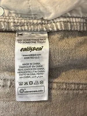 Edikted NWT Gray Washed Wide Leg Jeans Size Women’s Size M High Rise Y2K Baggy thumbnail 7