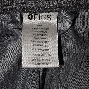 Figs Womens Gray‎ Livingston Basic Scrub Pants Small thumbnail 5